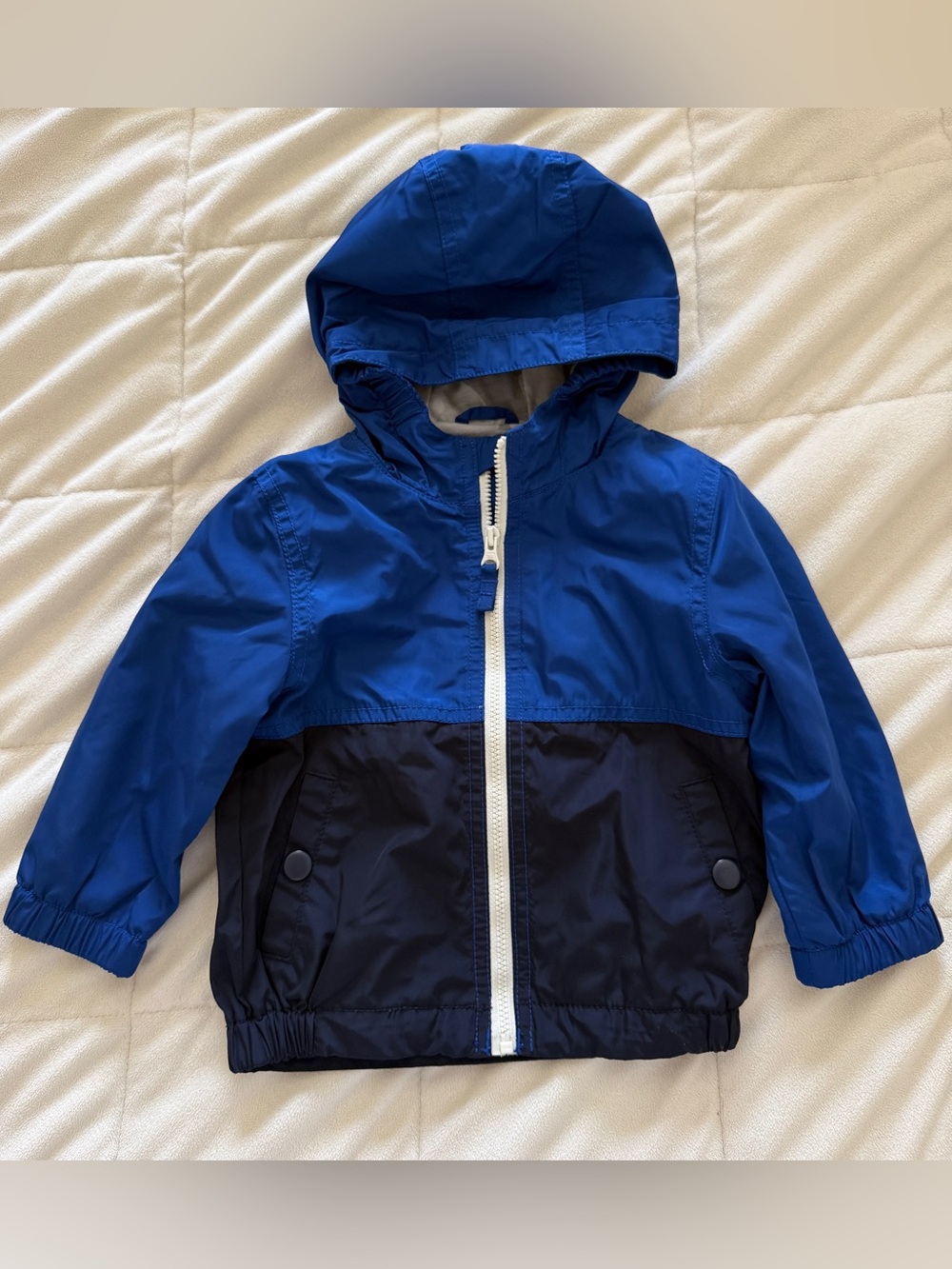 OshKosh B’gosh Boys Colorblock Hooded Windbreaker 18M